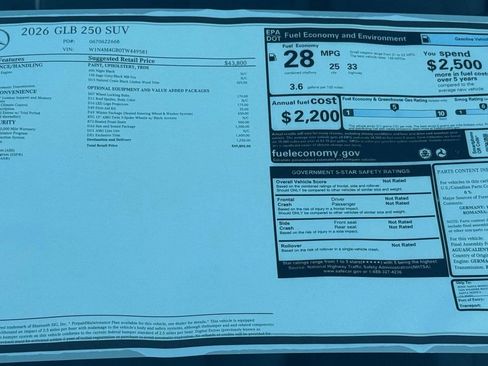 New 2026 Mercedes-Benz GLB 250 image 31