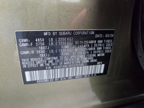 Used 2024 Subaru Outback Limited AWD/4WD image 56