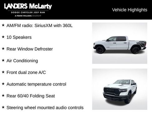 Used 2025 RAM 1500 Rebel w/ Rebel Level 1 Equipment Group image 6