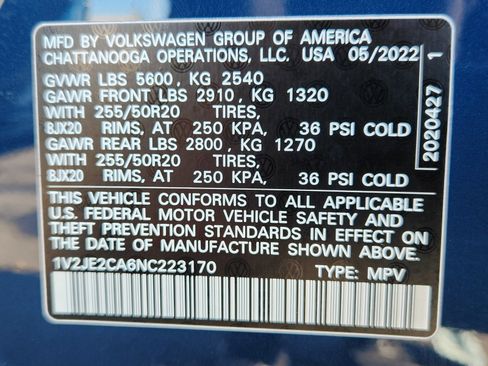 Used 2022 Volkswagen Atlas Cross Sport SE image 31