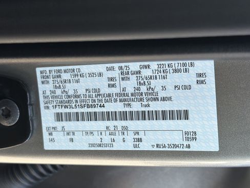 Used 2025 Ford F150 XLT w/ Equipment Group 302A MID image 35