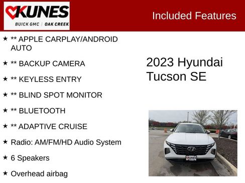 Used 2023 Hyundai Tucson SE image 2