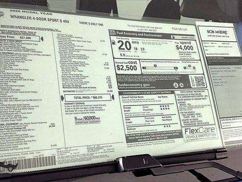 New 2026 Jeep Wrangler Sport S image 14