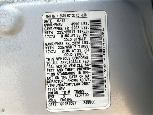 Used 2020 Nissan Rogue SV FWD image 20