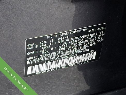 Used 2025 Subaru Outback Touring XT AWD/4WD image 29