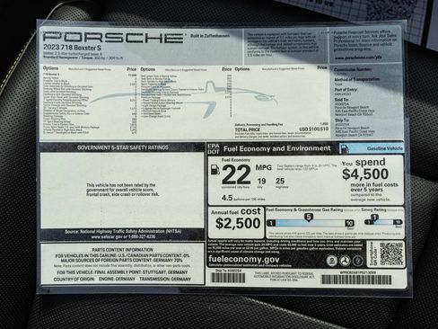 Used 2023 Porsche 718 Boxster S RWD image 40