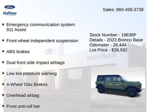 Used 2023 Ford Bronco 4-Door AWD/4WD image 15