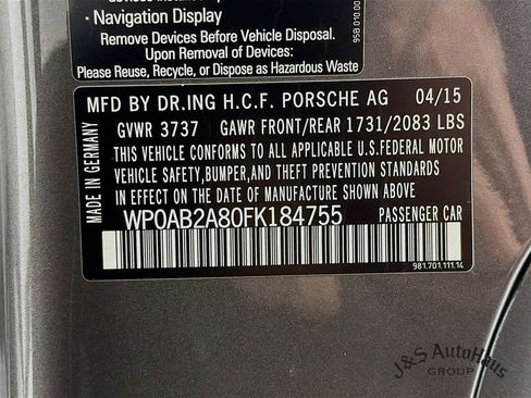 Used 2015 Porsche Cayman S RWD image 34