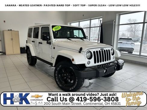 Used 2015 Jeep Wrangler Unlimited Sahara image 1
