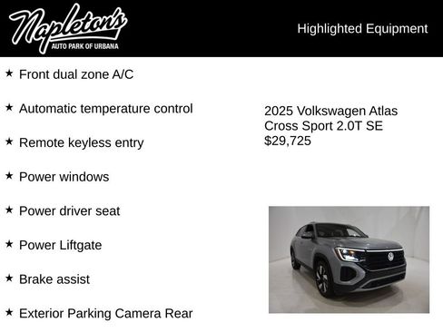 Used 2025 Volkswagen Atlas Cross Sport SE AWD/4WD image 15