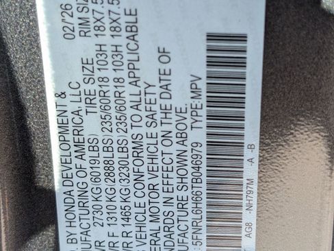 New 2026 Honda Odyssey EX-L image 20