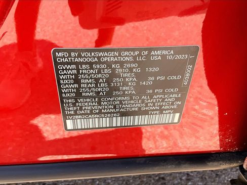 Used 2024 Volkswagen Atlas SEL AWD/4WD image 30