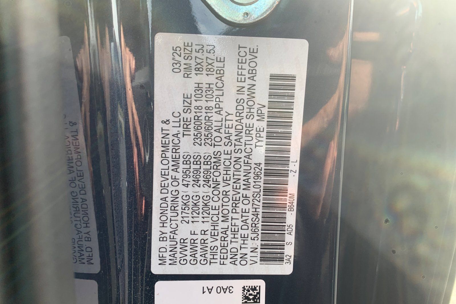 Certified 2025 Honda CR-V EX-L image 38