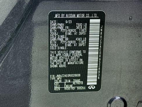 Used 2024 INFINITI QX80 Luxe AWD/4WD image 34