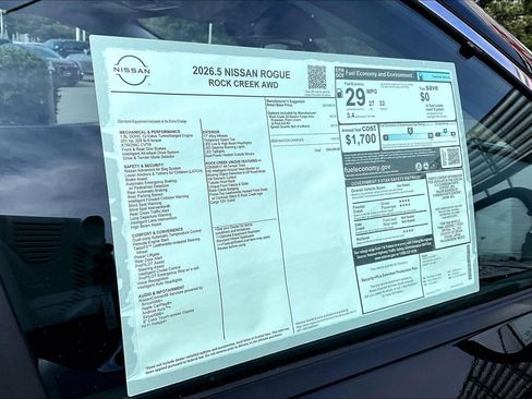 New 2026 Nissan Rogue SV AWD/4WD image 13