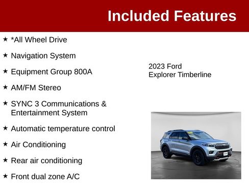 Used 2023 Ford Explorer Timberline AWD/4WD image 3