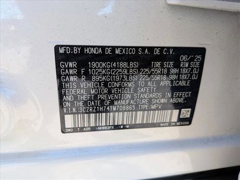 Used 2026 Honda HR-V EX-L image 15