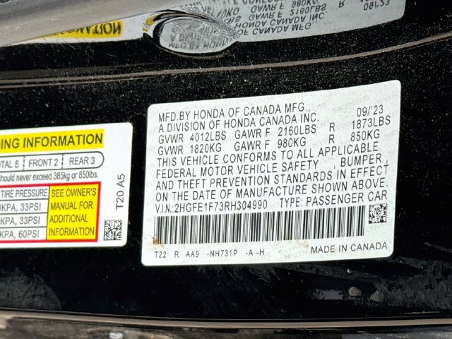 Used 2024 Honda Civic EX image 23