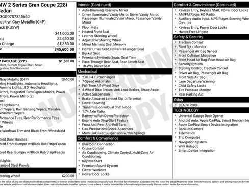 Certified 2025 BMW 228i xDrive w/ Premium Package AWD/4WD image 5