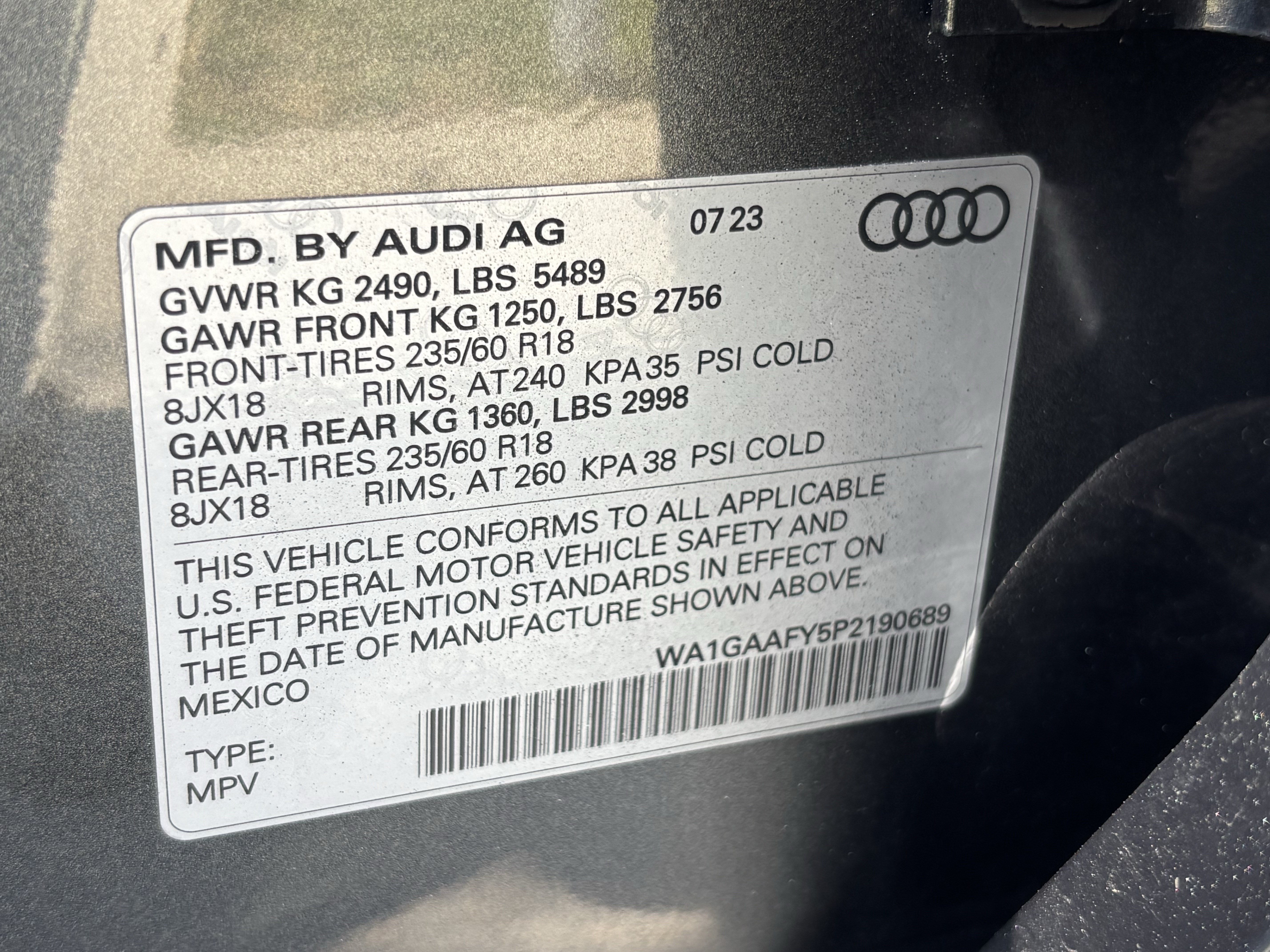 Certified 2023 Audi Q5 2.0T Premium w/ Convenience Package AWD/4WD image 37
