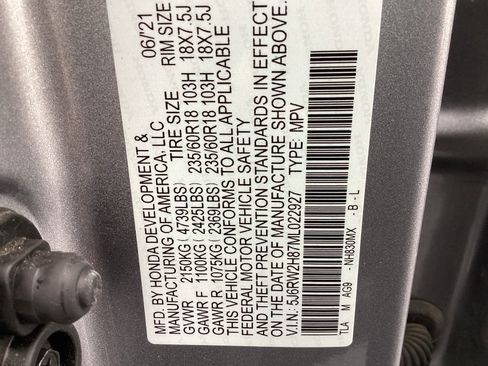 Used 2021 Honda CR-V EX-L image 41
