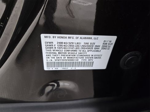 Used 2019 Honda Passport Touring image 34