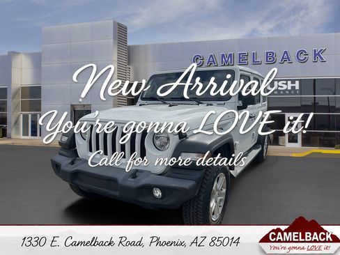 Used 2021 Jeep Wrangler Unlimited Sport w/ Sun And Sound Package AWD/4WD image 1