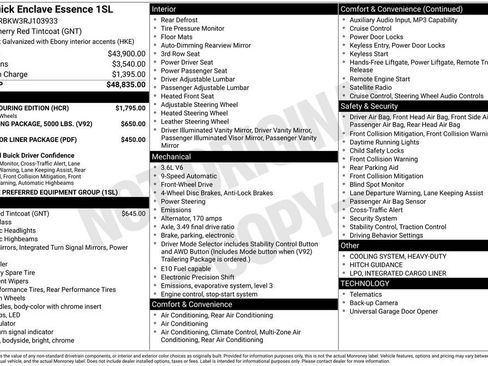 Used 2024 Buick Enclave Essence w/ Sport Touring Edition FWD image 7