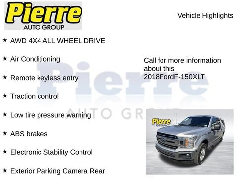 Used 2018 Ford F150 XLT w/ Trailer Tow Package AWD/4WD image 2