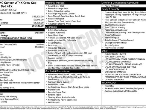Used 2023 GMC Canyon AT4X w/ Edition 1 AWD/4WD image 45