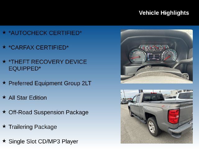 Used 2017 Chevrolet Silverado 1500 LT w/ All Star Edition AWD/4WD image 4