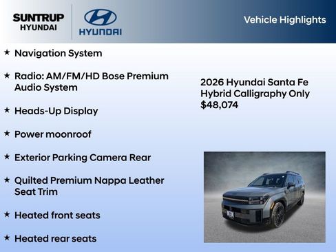 New 2026 Hyundai Santa Fe Calligraphy image 7