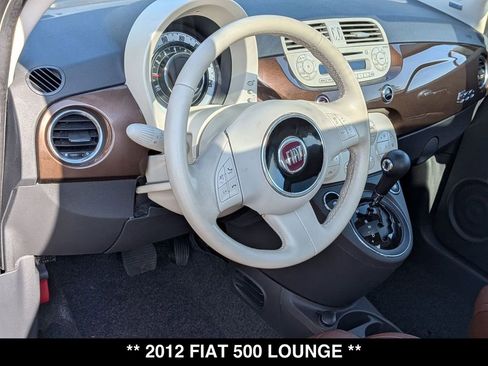 Used 2012 FIAT 500 Lounge w/ Luxury Leather Pkg FWD image 2