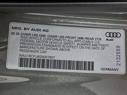 Certified 2025 Audi A5 2.0T Premium w/ Convenience Package AWD/4WD image 30