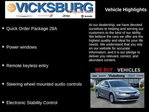 Used 2016 Chrysler 200 LX FWD image 19