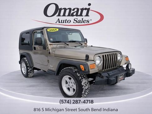 Used 2004 Jeep Wrangler Unlimited Sport Utility 2D image 1