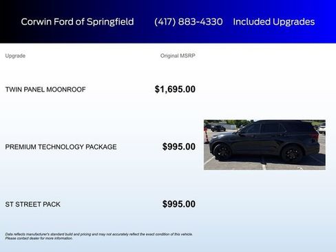 Used 2020 Ford Explorer ST w/ ST Street Pack AWD/4WD image 5