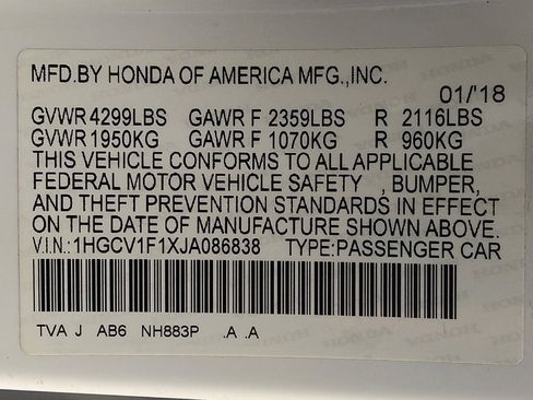 Used 2018 Honda Accord LX image 33