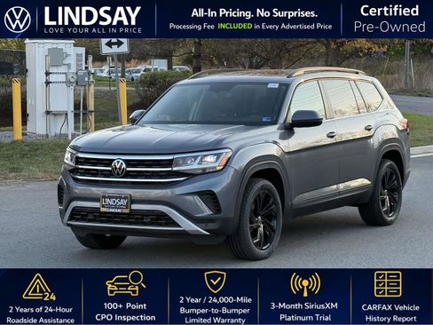 Certified 2022 Volkswagen Atlas SE w/ Panoramic Sunroof Package image 4