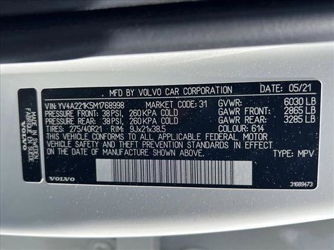 Used 2021 Volvo XC90 T6 Momentum AWD/4WD image 25