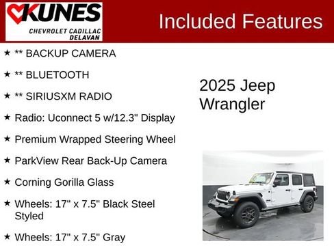 Used 2025 Jeep Wrangler Sport S image 3