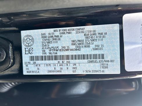 Used 2021 Ford F150 Limited image 33