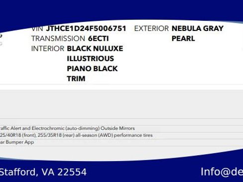 Used 2015 Lexus IS 350 AWD w/ Navigation System Package image 34
