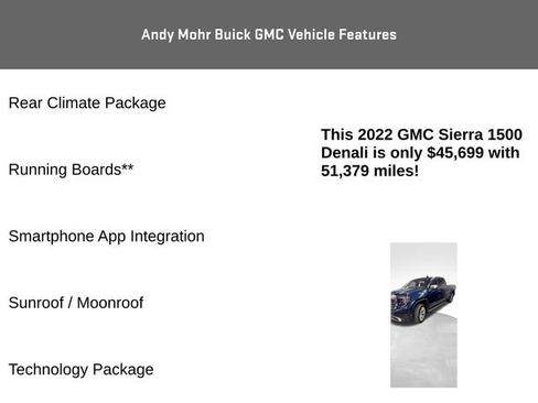 Used 2022 GMC Sierra 1500 Denali w/ Denali Reserve Package AWD/4WD image 8