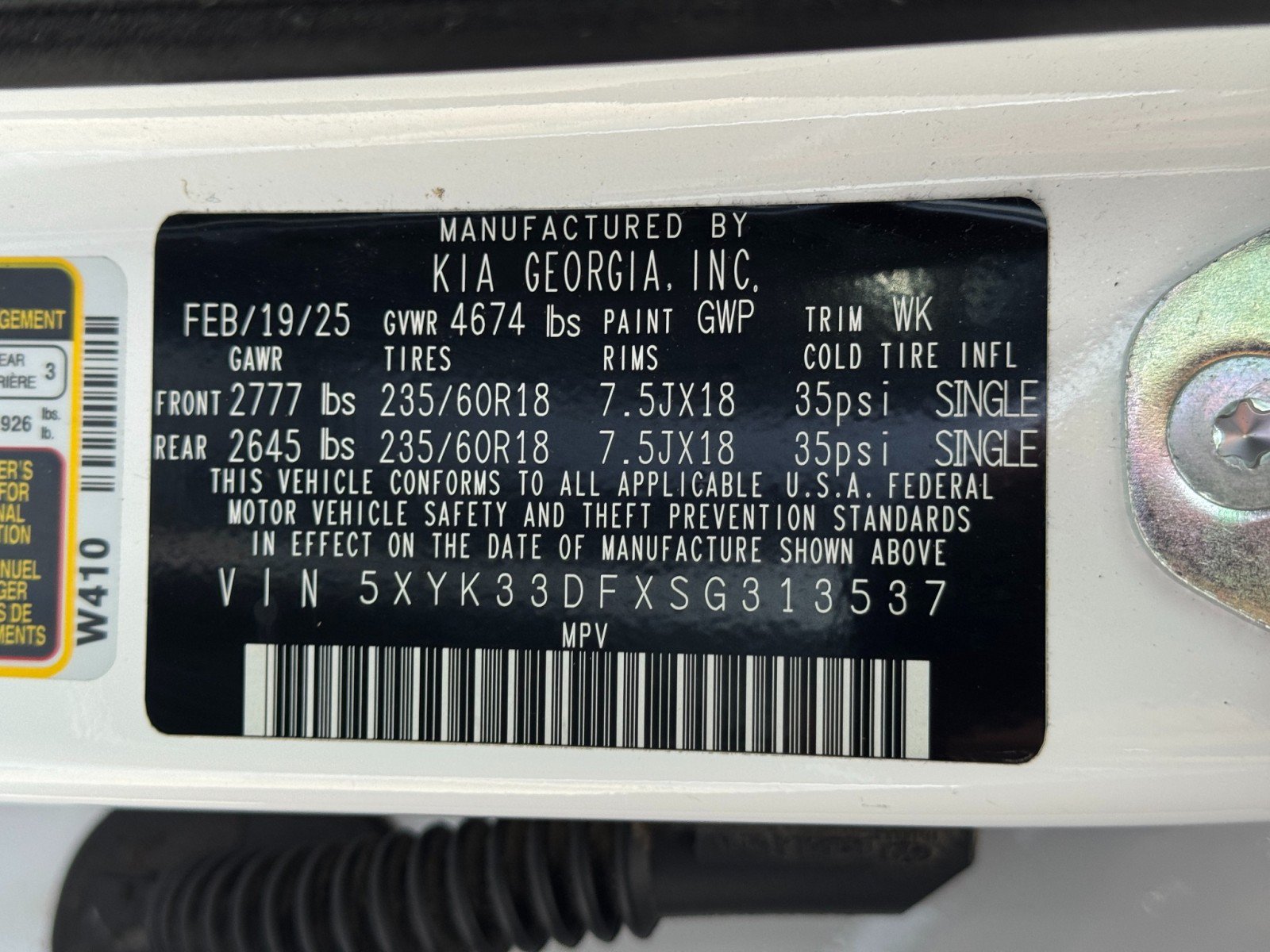 Used 2025 Kia Sportage EX w/ Premium Package FWD image 45