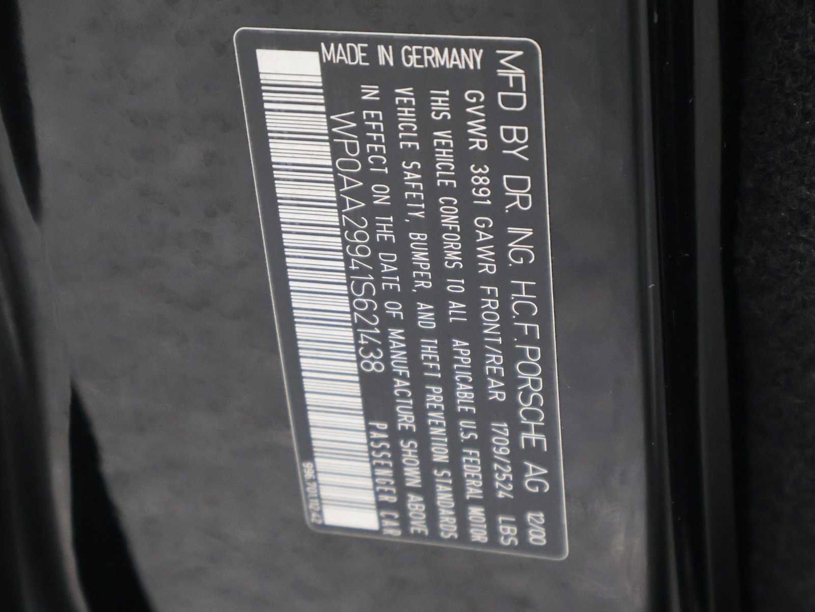 Used 2001 Porsche 911 Carrera 4 AWD/4WD image 37
