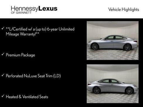 Certified 2025 Lexus ES 300h w/ Premium Package image 12