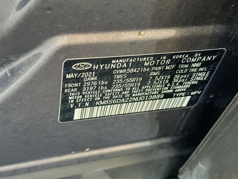 Used 2022 Hyundai Santa Fe SEL Convenience w/ Cargo Package image 29