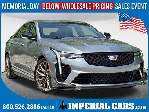Used 2025 Cadillac CT4 V Blackwing w/ Carbon Fiber 1 Package RWD image 1