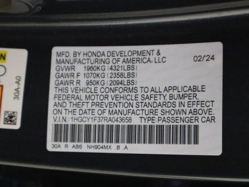 Used 2024 Honda Accord EX image 32